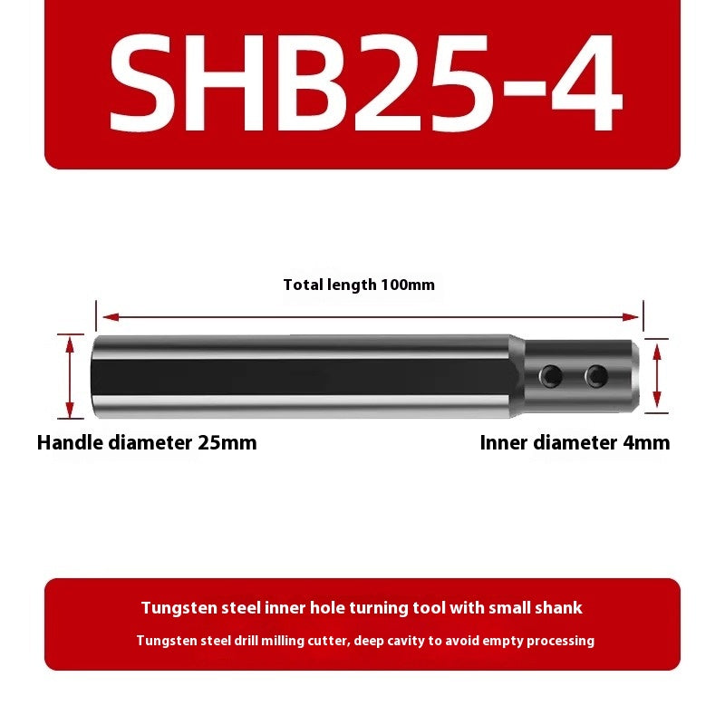 2089- CNC lathe small hole knife set SHB-25 small diameter tool holder inner hole jacket round handle CNC lathe D20 reducer sleeve Shandong Denso Pricision Tools Co.,Ltd.